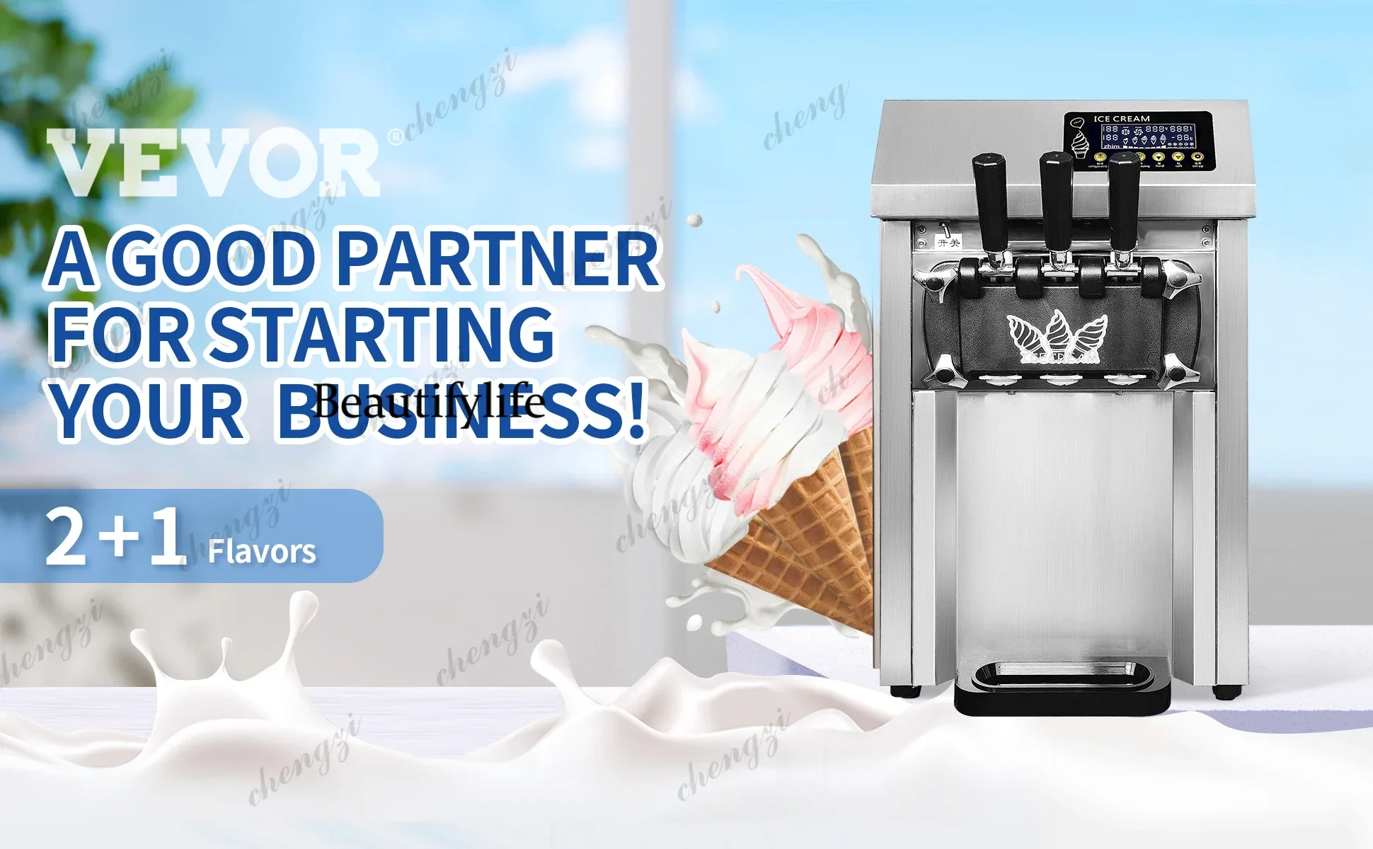Machine à glace commerciale A5 - Soft Ice Cream Maker Machine Commercial avis et prix